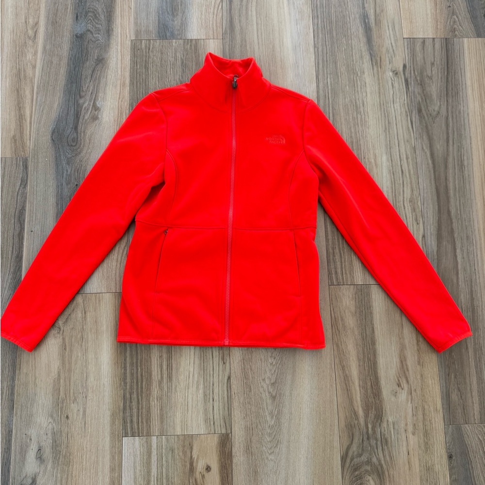 The North Face Red orange Fleece Jacket S